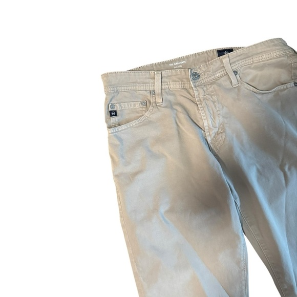 Adriano Goldschmied Beige Khaki Pants Men’s 32x34 The Graduate Tailored Leg Prep - Picture 6 of 13